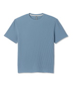 Short Sleeve Lightweight Tech Waffle Tee - Relaxed Fit | Waterfall