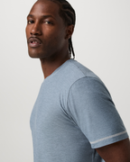Short Sleeve Strato Tech Tee - Contrast | Waterfall Heather