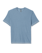 Short Sleeve Strato Tech Tee - Contrast | Waterfall Heather