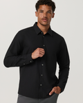 Long Sleeve Manhattan Button Down Shirt | Black