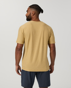 Strato Tech Tee | Golden Brown Heather