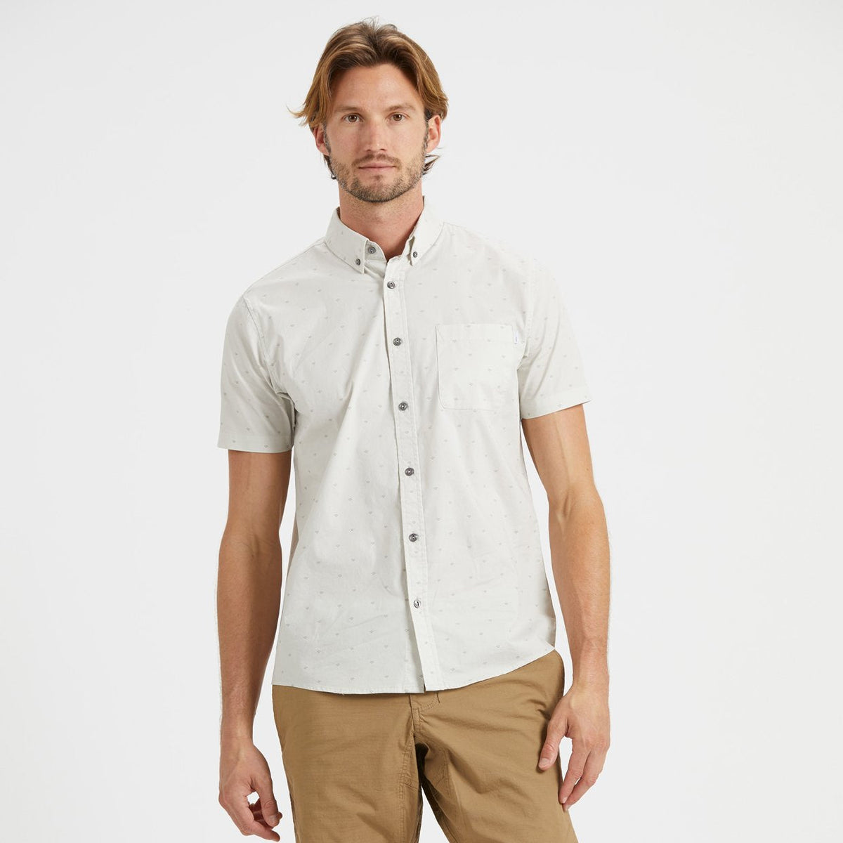 Crest Short-Sleeve Button-Down | Salt Arrow