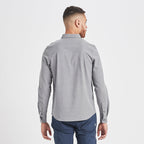Bishop Long-Sleeve Button-Down | Light Grey