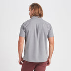 Bishop Short-Sleeve Button-Down | Light Grey