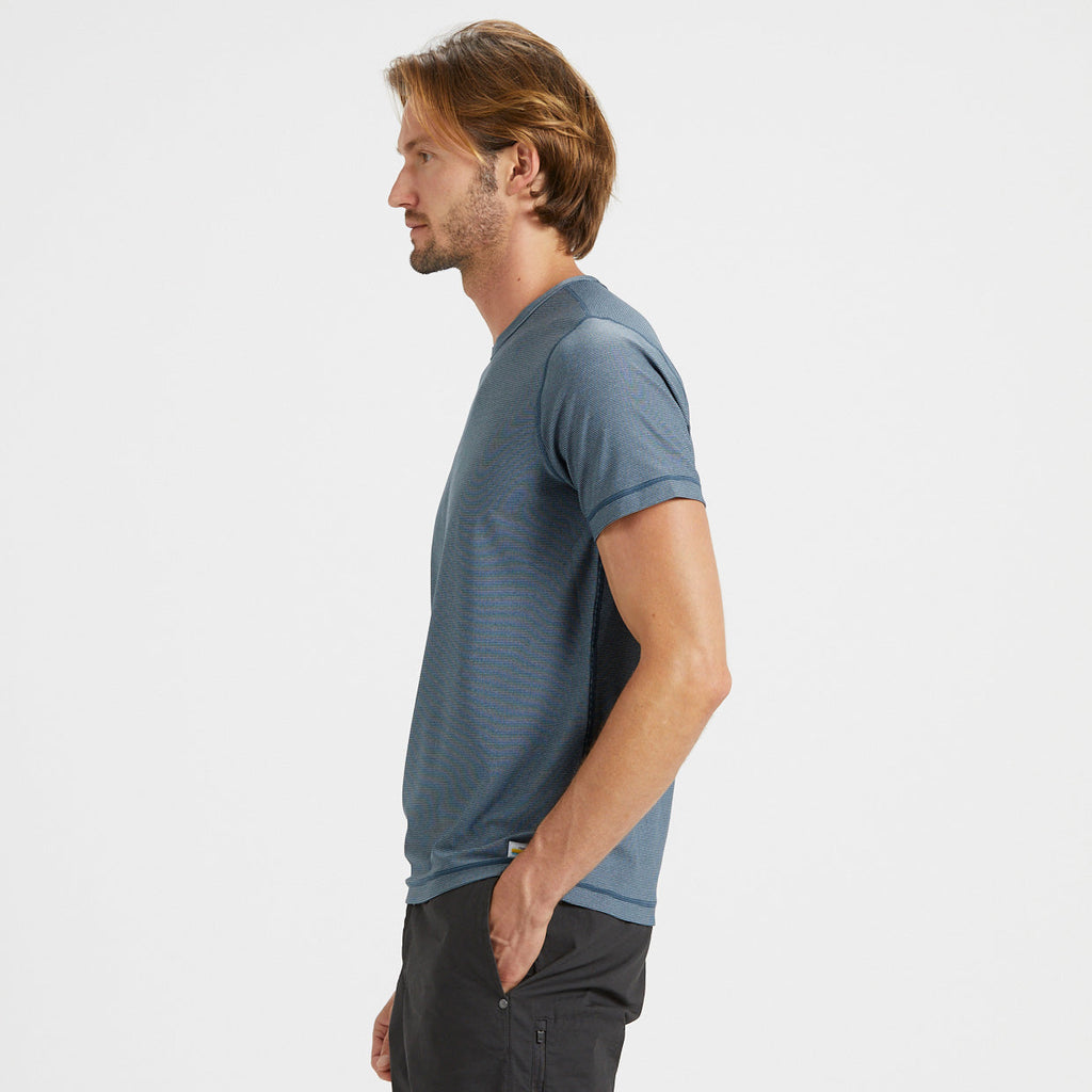Flux Tee | Indigo Heather