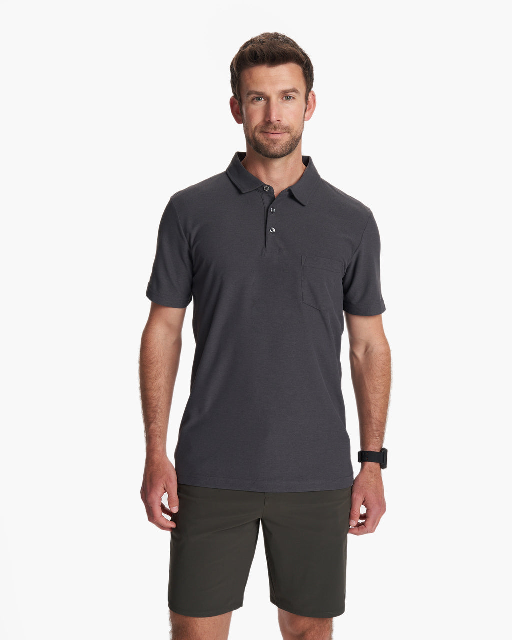 Ace Polo | Charcoal