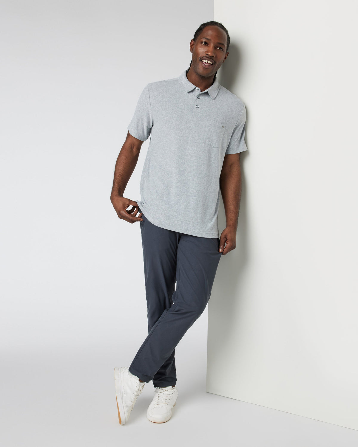 Ace Polo | Light Grey