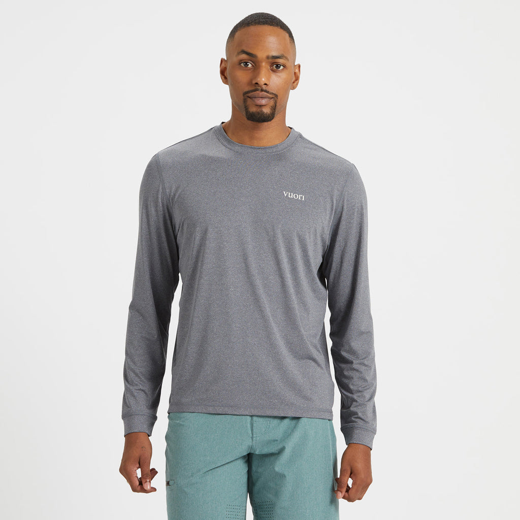 Long-Sleeve Uluwatu 2.0 Water Tee | Charcoal Heather