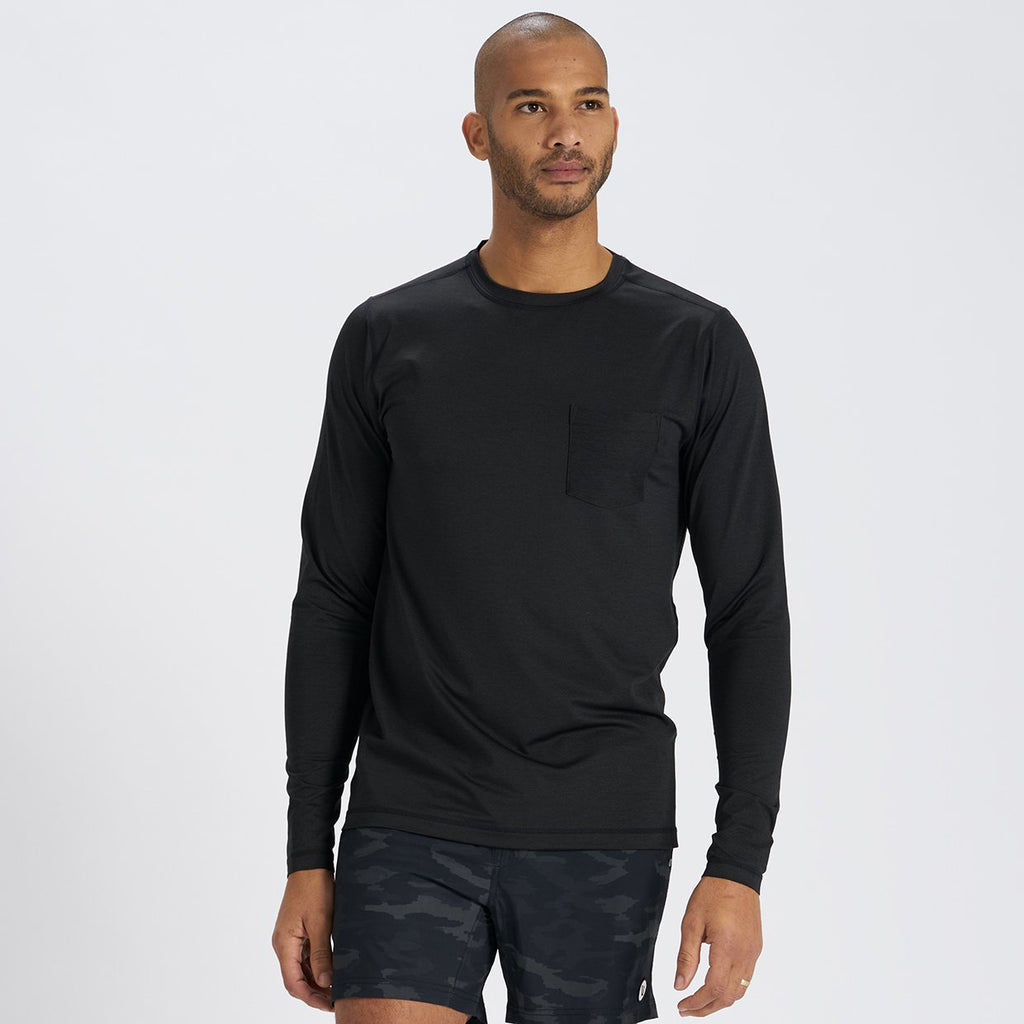 Long-Sleeve Tradewind Performance Tee | Black