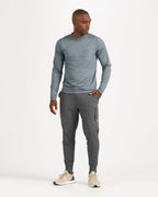 Long Sleeve Tradewind Performance Tee | Cloud Heather