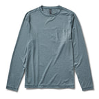 Long-Sleeve Tradewind Performance Tee | Steel Blue Heather