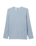 Long Sleeve Strato Tech Tee | Blue Dusk Heather