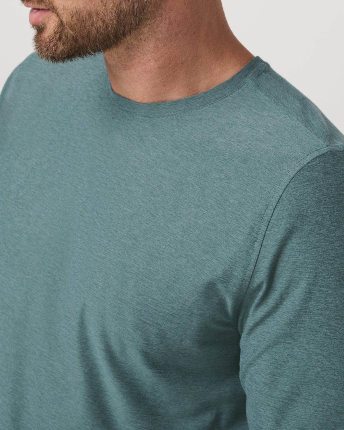 Long Sleeve Strato Tech Tee | Bluegrass Heather
