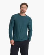 Long Sleeve Strato Tech Tee | Beryl Heather