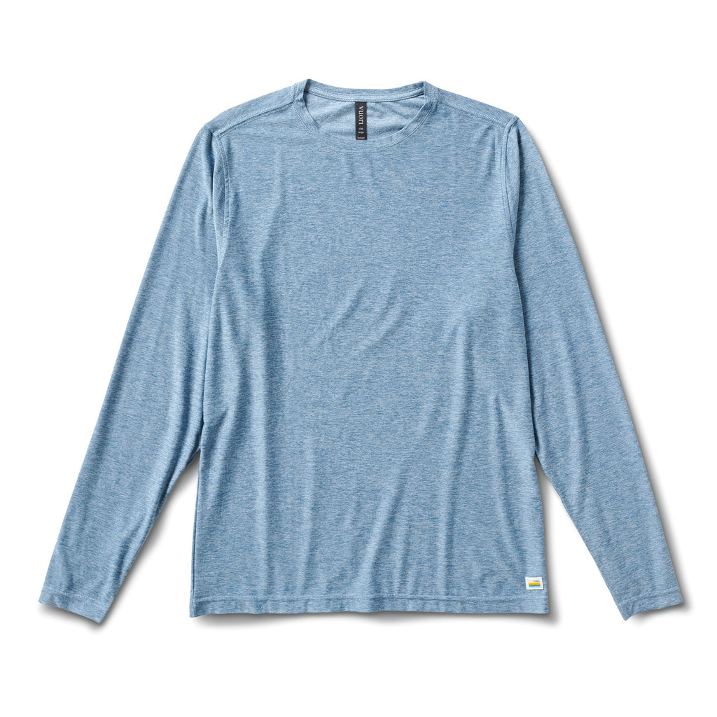 Long Sleeve Strato Tech Tee | Cloud Heather