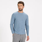 Long Sleeve Strato Tech Tee | Cloud Heather
