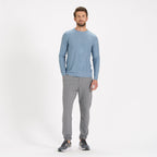 Long Sleeve Strato Tech Tee | Cloud Heather