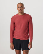 Long Sleeve Strato Tech Tee | Fire Heather