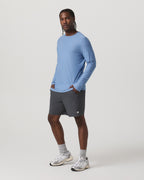 Long Sleeve Strato Tech Tee | Isle Blue Heather