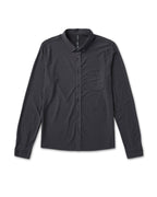 Long Sleeve Ace Button-Down | Charcoal