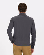 Long Sleeve Ace Button-Down | Charcoal