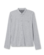 Long Sleeve Ace Button-Down | Light Grey