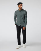 Long Sleeve Ace Button-Down | Smoked Beryl
