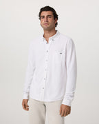 Long Sleeve Ace Button-Down | White
