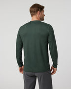Long-Sleeve Ease Performance Henley | Aspen Heather