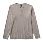 Long-Sleeve Ease Performance Henley | Oyster Heather