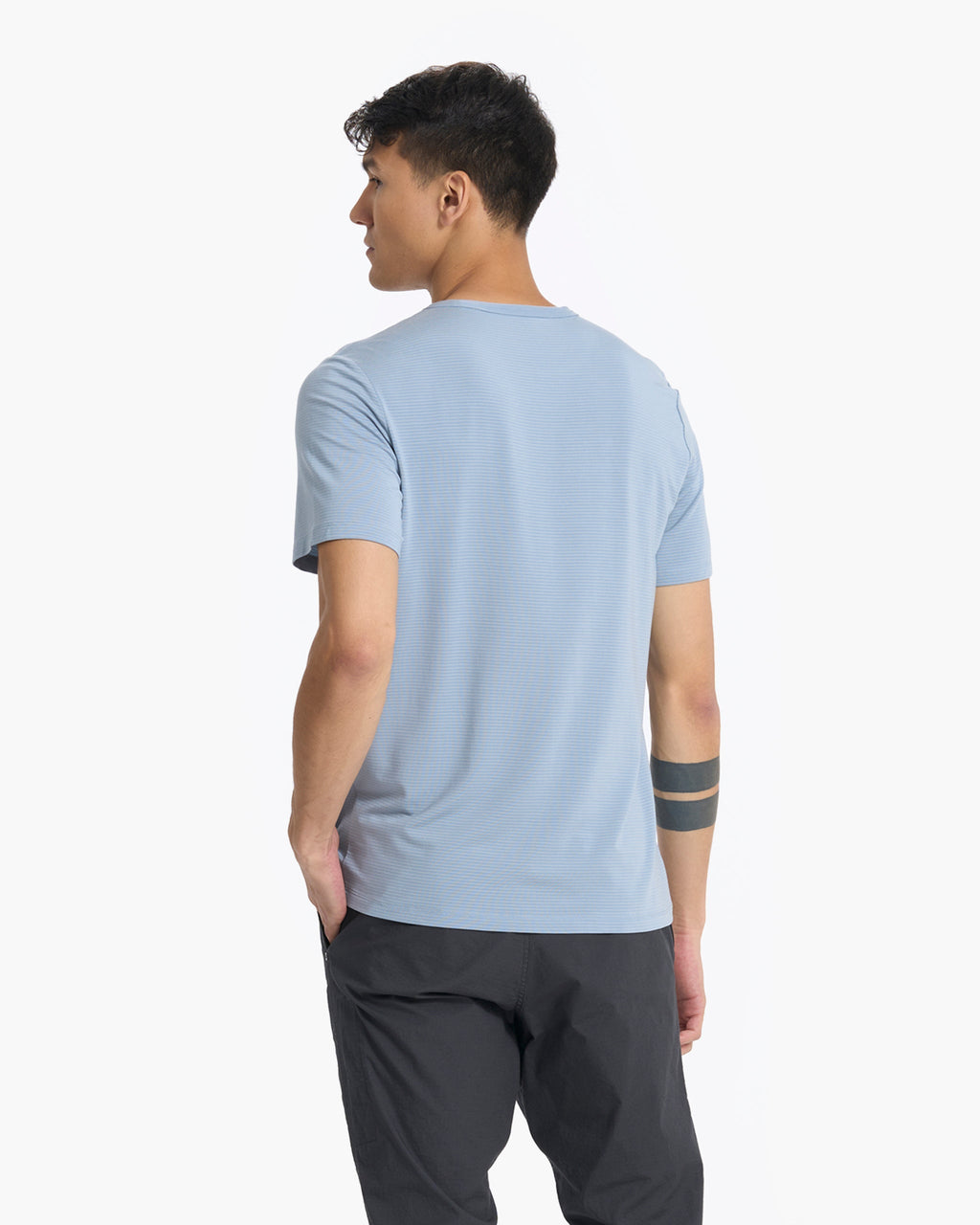 Linear Tech Tee | Light Cloud