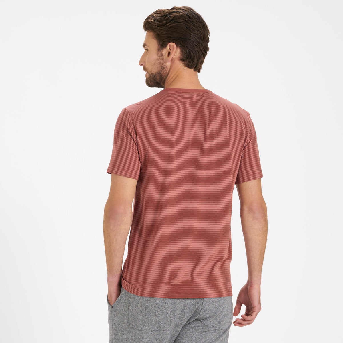 Linear Tech Tee | Red Clay