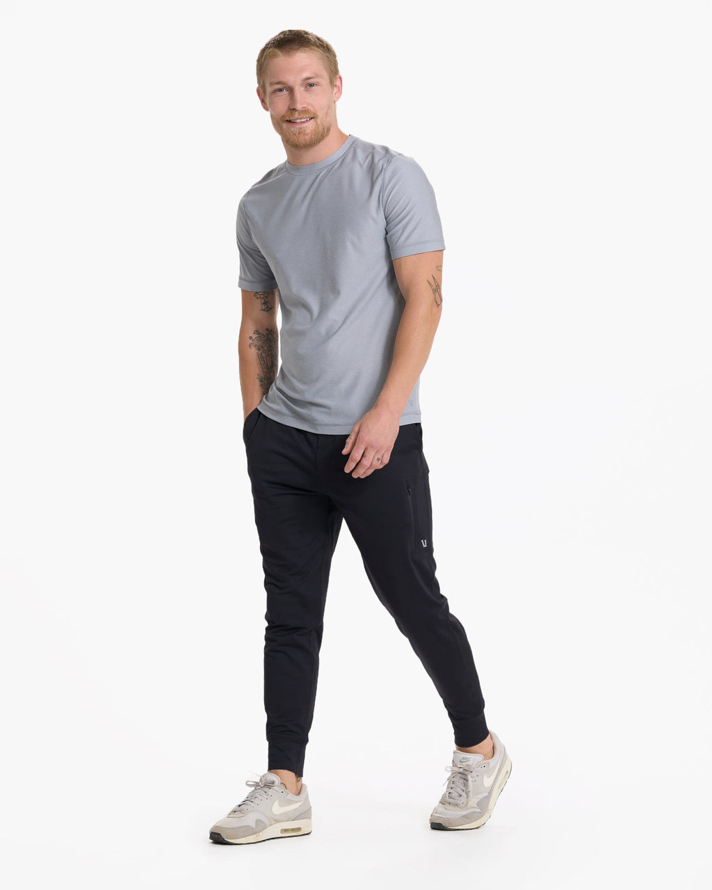 Grandview Tech Tee | Light Heather Grey