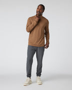 Ease Performance Half Zip 2.0 | Pecan Heather