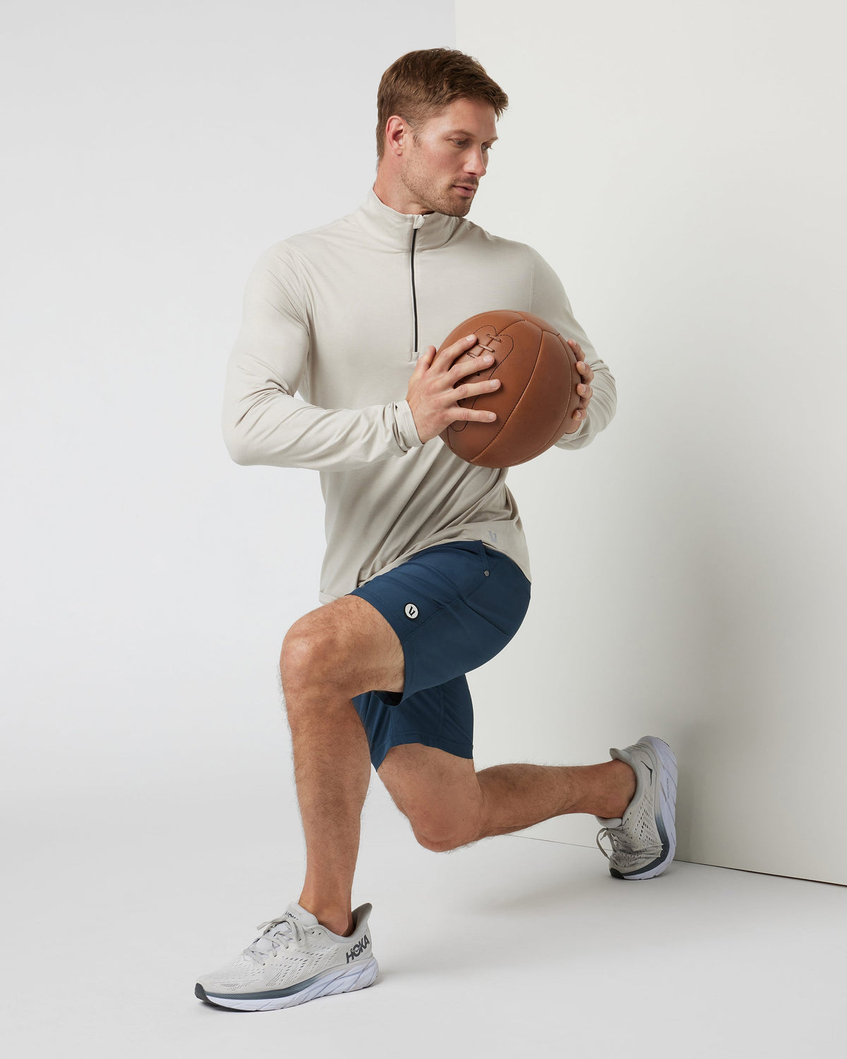 Ease Performance Half Zip 2.0 | Suede Heather