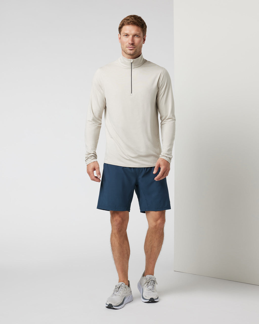 Ease Performance Half Zip 2.0 | Suede Heather