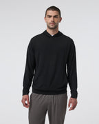 Double Mesh Hoodie | Black