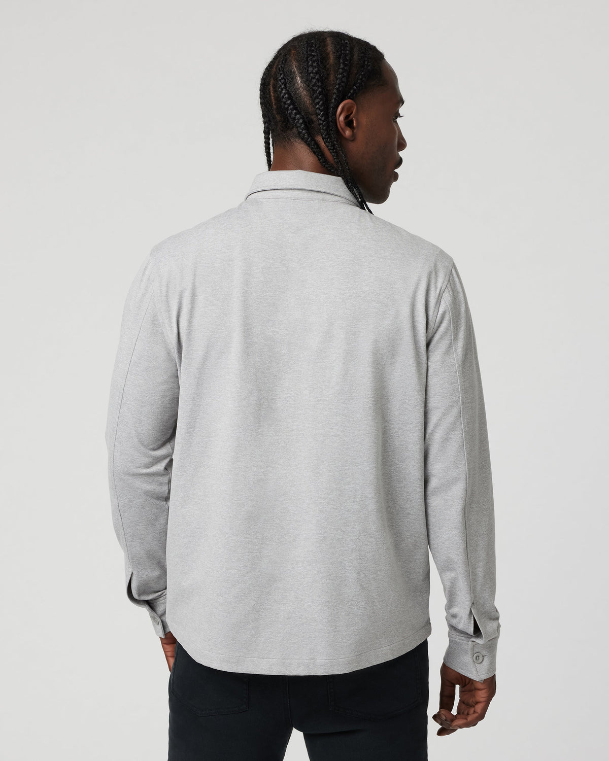Coronado Shirt Jacket | Light Heather Grey