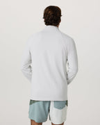 Clearview Seamless Quarter Zip | Frost Grey