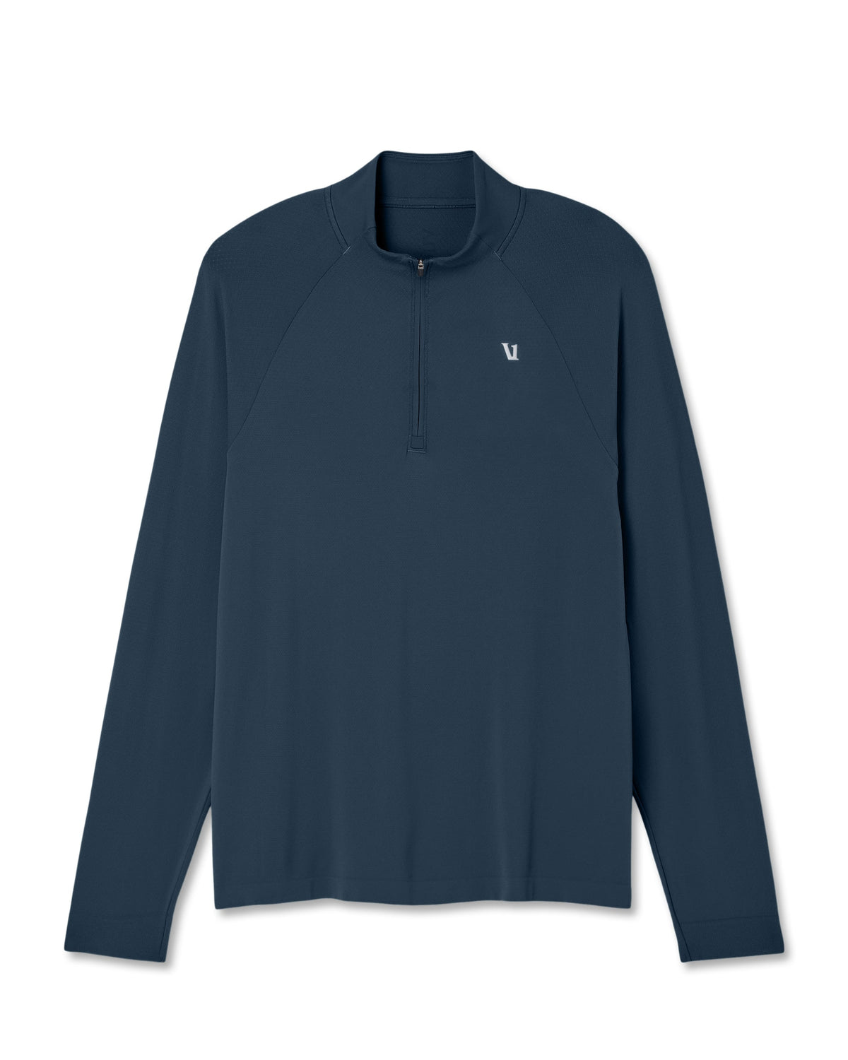 Clearview Seamless Quarter Zip | Ocean Blue