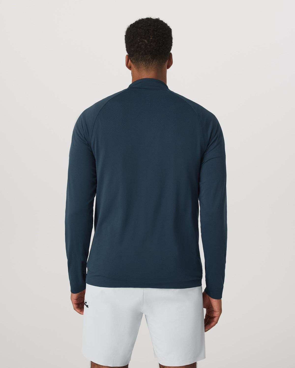 Clearview Seamless Quarter Zip | Ocean Blue