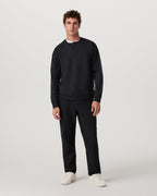 Long Sleeve Coronado Henley - Relaxed Fit | Black Heather