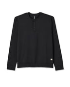 Long Sleeve Coronado Henley - Relaxed Fit | Black Heather