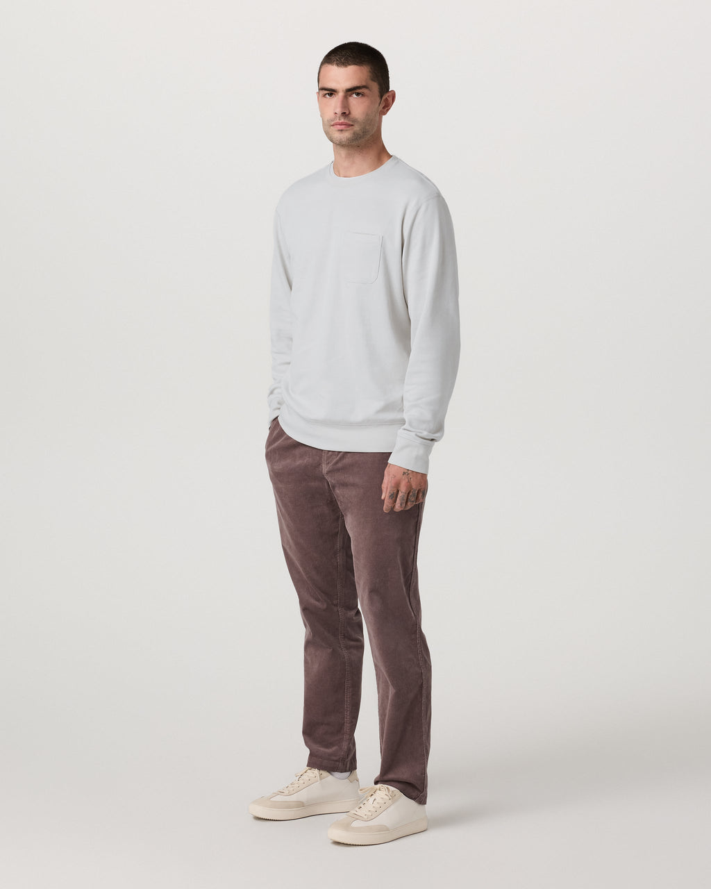 Jeffreys Crew 2.0 | Winter Grey Heather