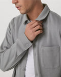 Long Sleeve Jeffreys Button Down Overshirt | Grey