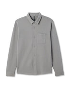 Long Sleeve Jeffreys Button Down Overshirt | Grey