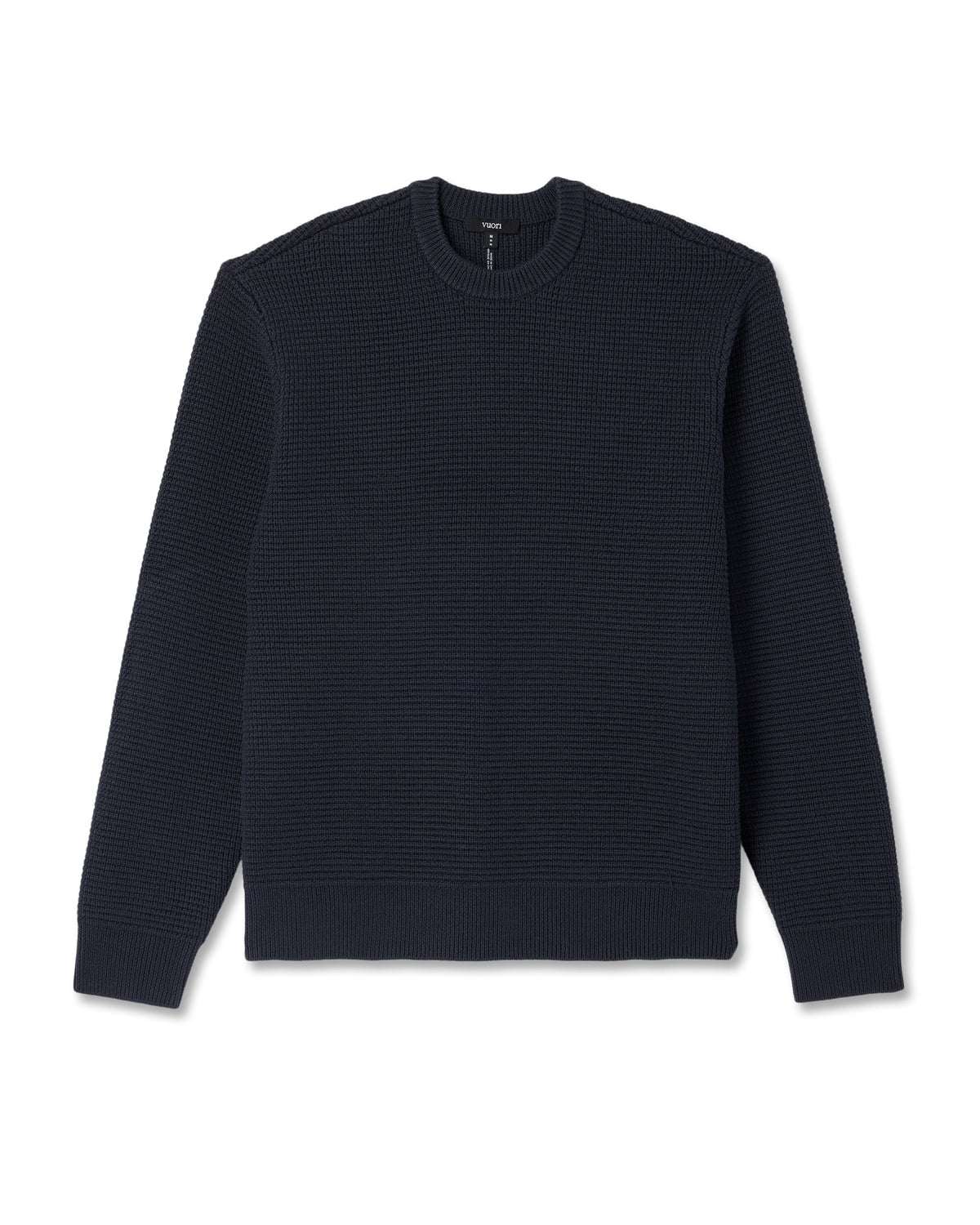 Denver Waffle Crew Sweater | Navy