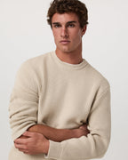 Denver Waffle Crew Sweater | Mushroom