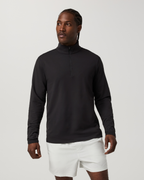 Ponto Half Zip Mock Neck | Black