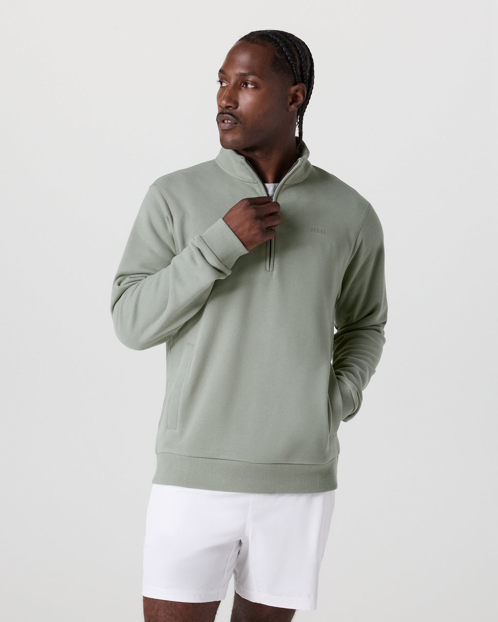 Cypress Quarter Zip 2.0 | Agave Green